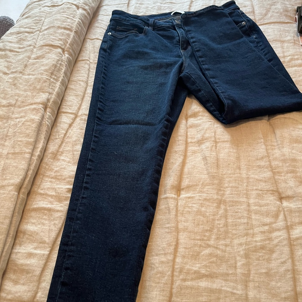 LOFT Dark Blue Denim Jeans